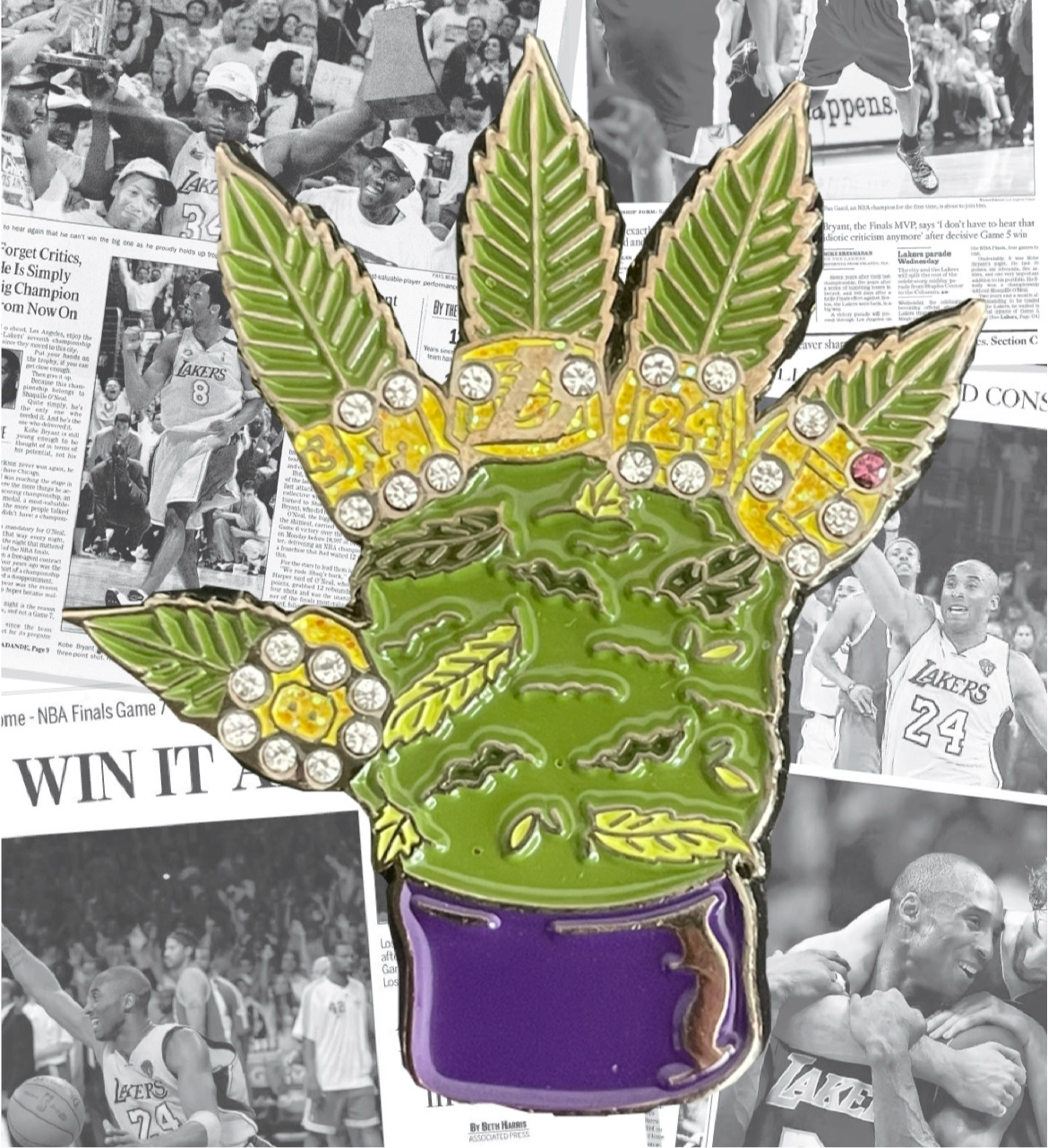 .Kobe 5 Rings Weed Hand