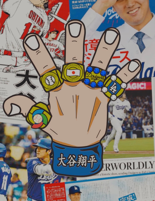 Ohtani 5 Rings - Los Angeles Dodgers